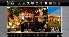 Desktop Screenshot of maxrestaurantgroup.com