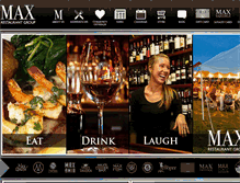 Tablet Screenshot of maxrestaurantgroup.com